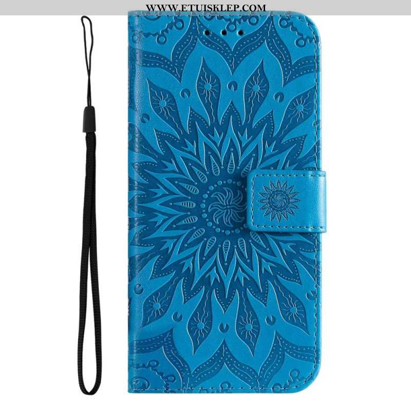 Etui Folio do Samsung Galaxy A14 / A14 5G Mandala Sun Ze Smyczą